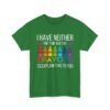 Unisex t-shirt from Twisted Angell with the sarcastic phrase “I Have Neither The Time Nor The Crayons To Explain This To You” printed on the front.