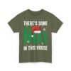 Unisex t-shirt from Twisted Angell with the sarcastic phrase “There's Some Ho's in This House” printed on the front.