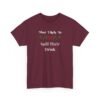 Unisex t-shirt from Twisted Angell with the sarcastic phrase “Most Likely To Spill Their Drink” printed on the front.