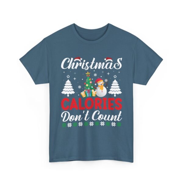 7779794066549892854_2048.jpeg Unisex t-shirt from Twisted Angell with the sarcastic phrase “Christmas Calories Don't Count” printed on the front.