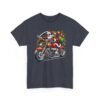 Unisex t-shirt from Twisted Angell with the sarcastic phrase “Santa on a Motorcycle” printed on the front.