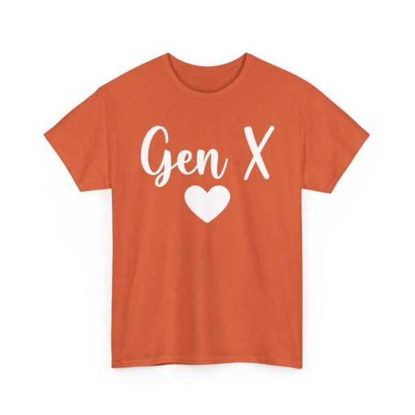 7928002482268905651_2048.jpeg Unisex t-shirt from Twisted Angell with the sarcastic phrase “Gen X Heart” printed on the front.
