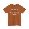 Unisex t-shirt from Twisted Angell with the sarcastic phrase “Most Likely To Wrap Gifts Last Minute” printed on the front.