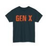 Unisex t-shirt from Twisted Angell with the sarcastic phrase “Gen X in Orange” printed on the front.