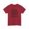 8130702061656544490_2048-1.jpeg Unisex t-shirt from Twisted Angell with the sarcastic phrase “If My Mouth Doesn't Say It, My Face Definitely Will” printed on the front.
