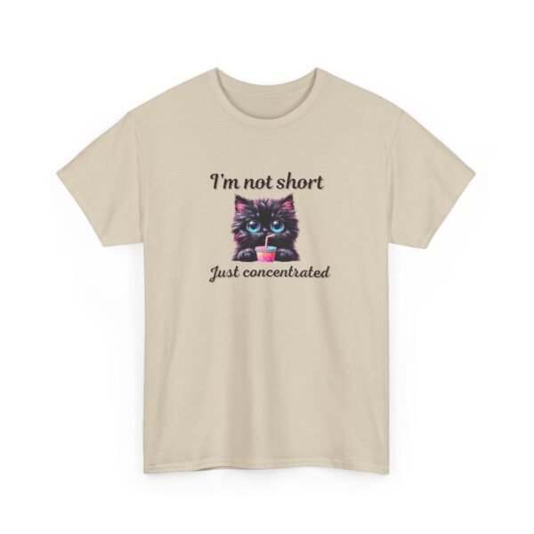 8133872806001461539_2048-1.jpeg Unisex t-shirt from Twisted Angell with the sarcastic phrase “I'm Not Short, Just Concentrated” printed on the front.