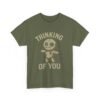 8214079149932078636_2048-1.jpeg Unisex t-shirt from Twisted Angell with the sarcastic phrase “Thinking of You” printed on the front.