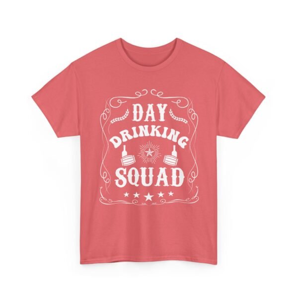 8269517632611306994_2048.jpeg Unisex t-shirt from Twisted Angell with the sarcastic phrase “Day Drinking Squad” printed on the front.