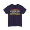 8455697291047300407_2048-1.jpeg Unisex t-shirt from Twisted Angell with the sarcastic phrase “Having a Weird Mom Builds Character” printed on the front.