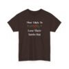 Unisex t-shirt from Twisted Angell with the sarcastic phrase “Most Likely To Lose Their Santa Hat” printed on the front.