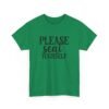 Unisex t-shirt from Twisted Angell with the sarcastic phrase “Please Seat Yourself” printed on the front.