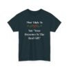 8545016901851539885_2048.jpeg Unisex t-shirt from Twisted Angell with the sarcastic phrase “Most Likely To Say Your Presence Is The Real Gift” printed on the front.