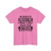 Unisex t-shirt from Twisted Angell with the sarcastic phrase “In Order To Insult Me I Must First Value Your Opinion, Nice Try Though” printed on the front.