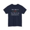 Unisex t-shirt from Twisted Angell with the sarcastic phrase “Most Likely To Text The Ex On Christmas Eve” printed on the front.