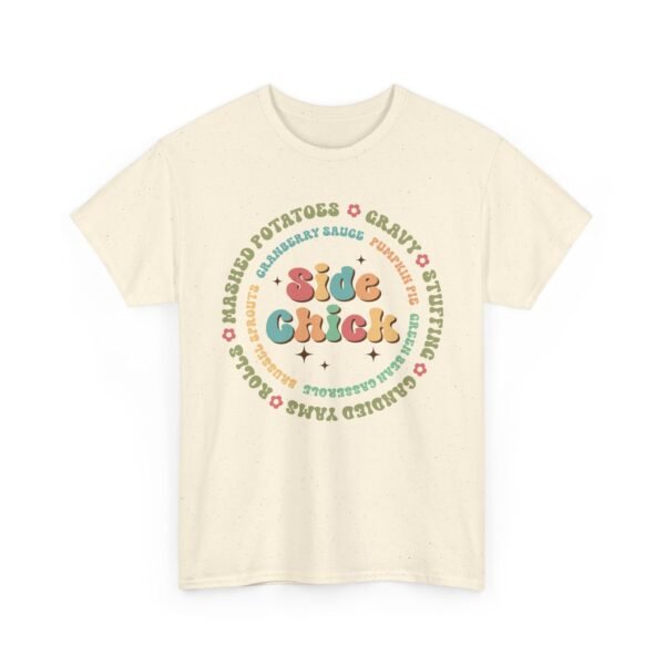 Unisex t-shirt from Twisted Angell with the sarcastic phrase “Side Chick” printed on the front.