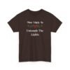 Unisex t-shirt from Twisted Angell with the sarcastic phrase “Most Likely To Untangle The Lights” printed on the front.