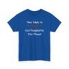 Unisex t-shirt from Twisted Angell with the sarcastic phrase “Most Likely To Get Tangled in the Tinsel” printed on the front.