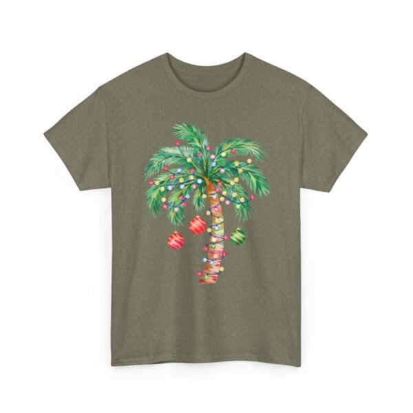 Unisex t-shirt from Twisted Angell with the sarcastic phrase “Tropical Christmas” printed on the front.