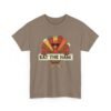 Unisex t-shirt from Twisted Angell with the sarcastic phrase “Eat the Ham” printed on the front.