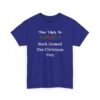 8843204698696671418_2048.jpeg Unisex t-shirt from Twisted Angell with the sarcastic phrase “Most Likely To Rock Around The Christmas Tree” printed on the front.