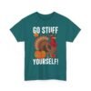 Unisex t-shirt from Twisted Angell with the sarcastic phrase “Go Stuff Yourself” printed on the front.