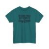 Unisex t-shirt from Twisted Angell with the sarcastic phrase “Old and Tired But Down to Day Drink” printed on the front.