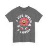 Unisex t-shirt from Twisted Angell with the sarcastic phrase “I Pee When I Laugh” printed on the front.