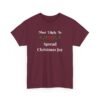 Unisex t-shirt from Twisted Angell with the sarcastic phrase “Most Likely To Spread Christmas Joy” printed on the front.