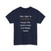 Unisex t-shirt from Twisted Angell with the sarcastic phrase “Most Likely To Forget The Anniversary And Blame Santa” printed on the front.