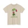Unisex t-shirt from Twisted Angell with the sarcastic phrase “MistleStoned” printed on the front.