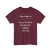 9123314070166550021_2048.jpeg Unisex t-shirt from Twisted Angell with the sarcastic phrase “Most Likely To Forget To Mute During The Holiday Meeting” printed on the front.