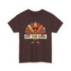 Unisex t-shirt from Twisted Angell with the sarcastic phrase “Eat the Ham” printed on the front.