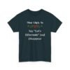 Unisex t-shirt from Twisted Angell with the sarcastic phrase “Most Likely To Say Let's Hibernate And Disappear” printed on the front.