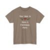Unisex t-shirt from Twisted Angell with the sarcastic phrase “Most Likely To Have A Christmas Party” printed on the front.