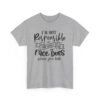 9258727848686458869_2048-1.jpeg Unisex t-shirt from Twisted Angell with the sarcastic phrase “I'm Not Responsible For What My Face Does When You Talk” printed on the front.