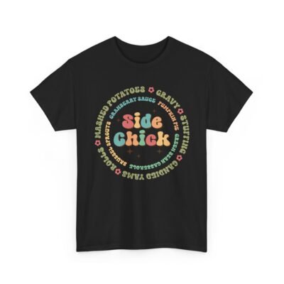 Unisex t-shirt from Twisted Angell with the sarcastic phrase “Side Chick” printed on the front.