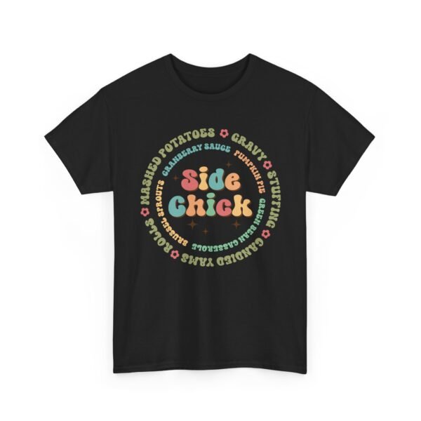 Unisex t-shirt from Twisted Angell with the sarcastic phrase “Side Chick” printed on the front.