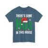 Unisex t-shirt from Twisted Angell with the sarcastic phrase “There's Some Ho's in This House” printed on the front.