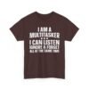 Unisex t-shirt from Twisted Angell with the sarcastic phrase “I Am A Multitasker, I Can Listen, Ignore & Forget All At The Same Time” printed on the front.