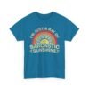 Unisex t-shirt from Twisted Angell with the sarcastic phrase “I'm Just A Ray Of Sarcastic Sunshine” printed on the front.