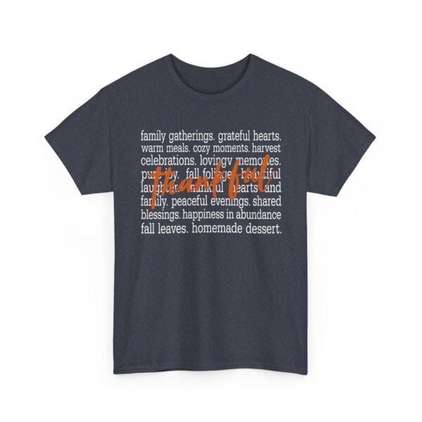 Unisex t-shirt from Twisted Angell with the sarcastic phrase “Thankful Hearts” printed on the front.