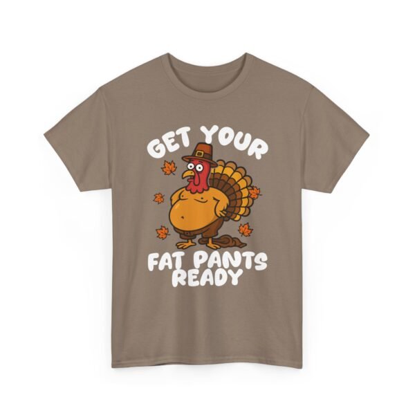 Unisex t-shirt from Twisted Angell with the sarcastic phrase “Get Your Fat Pants Ready” printed on the front.