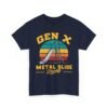 Unisex t-shirt from Twisted Angell with the sarcastic phrase “Gen X Metal Slide Strong” printed on the front.