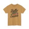 Unisex t-shirt from Twisted Angell with the sarcastic phrase “Balls Deep Into Christmas” printed on the front.