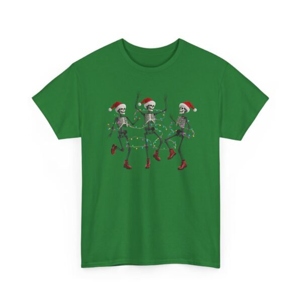 Unisex t-shirt from Twisted Angell with the sarcastic phrase “Festive Skeleton Dance” printed on the front.