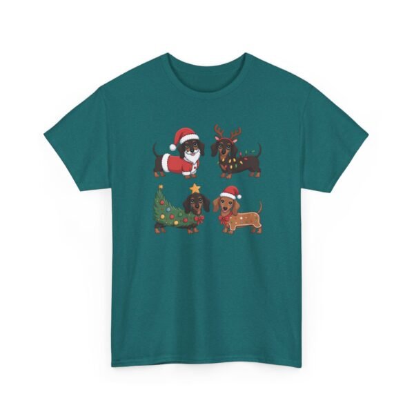 9909112495862017559_2048.jpeg Unisex t-shirt from Twisted Angell with the sarcastic phrase “Festive Dachshunds” printed on the front.