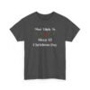 9915164889105324986_2048.jpeg Unisex t-shirt from Twisted Angell with the sarcastic phrase “Most Likely To Sleep All Christmas Day” printed on the front.