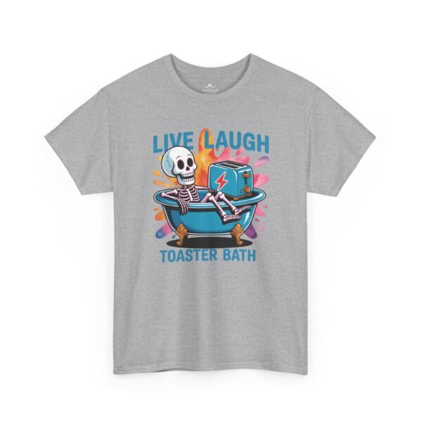 11942264771895858083_2048.jpeg "Live Laugh Toaster Bath" Skeleton Bathtub Graphic Tee