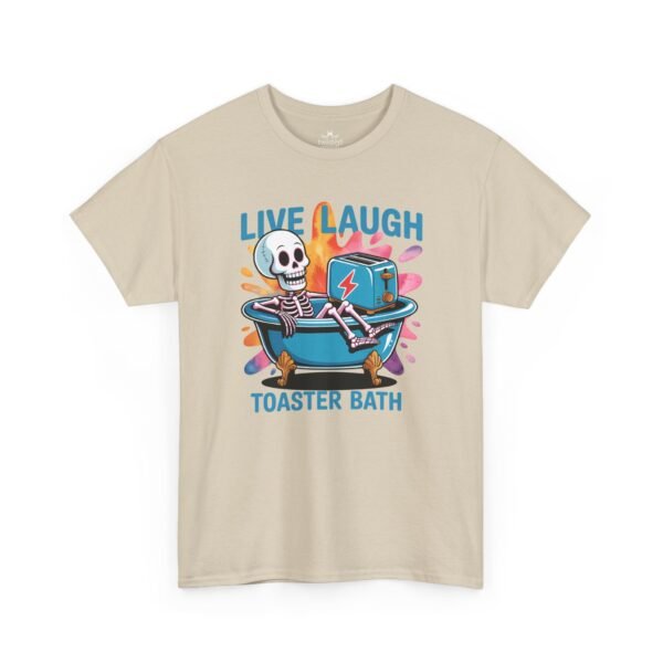 13089491723875173196_2048.jpeg "Live Laugh Toaster Bath" Skeleton Bathtub Graphic Tee