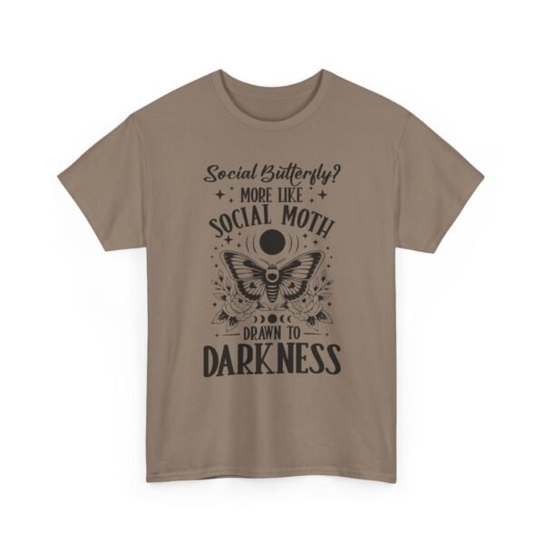 "Social Butterfly? More Like Social Moth" Gothic Graphic Tee